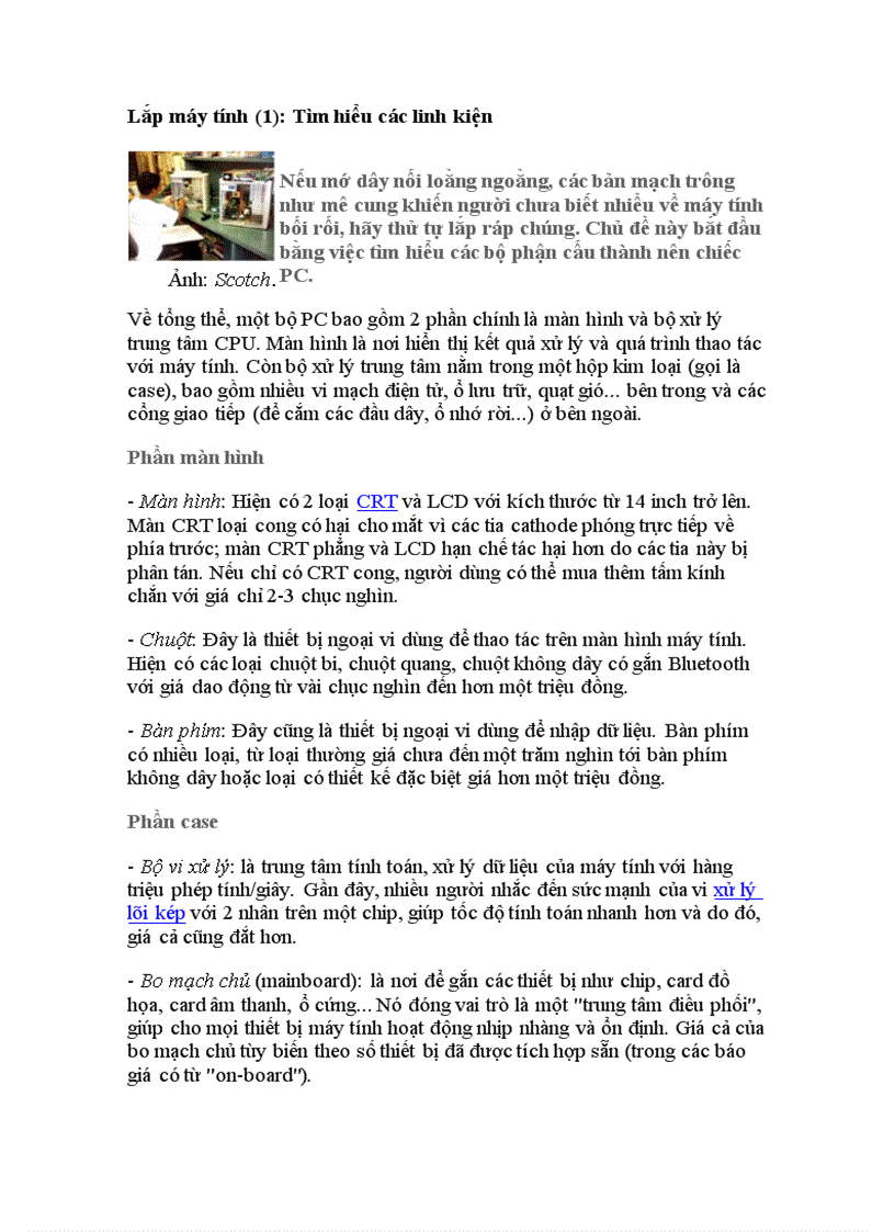 image for page Lắp máy tính