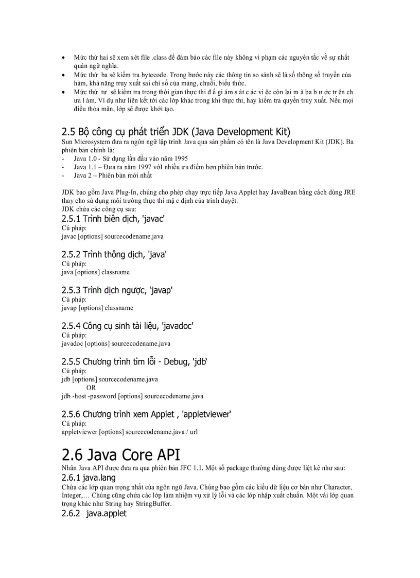 image for page Mô tả về Java