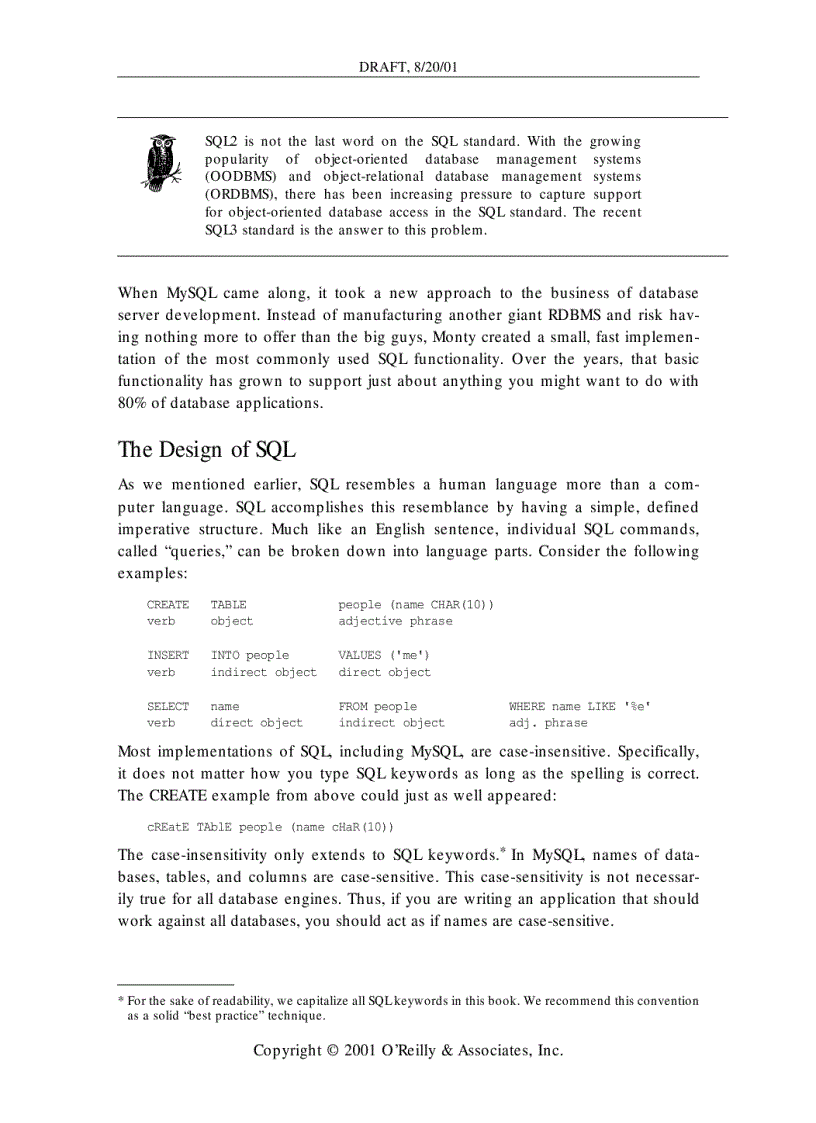 image for page SQL According to MySQL