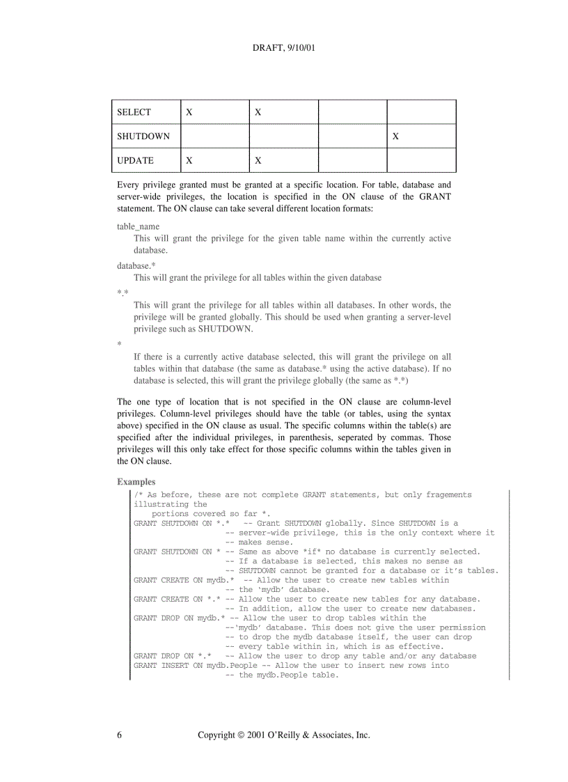 image for page Security MySQL