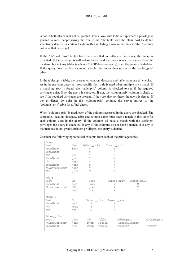 image for page Security MySQL