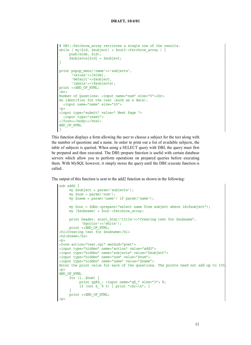 image for page Perl Mysql