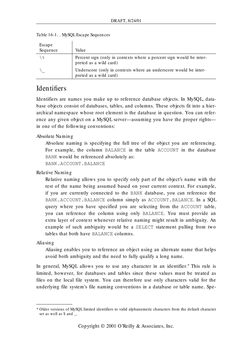 image for page SQL Syntax for MySQL