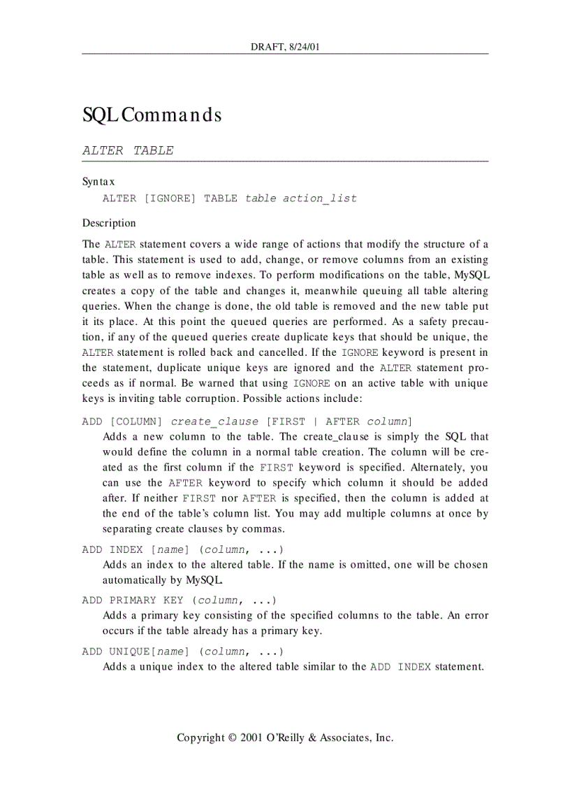 image for page SQL Syntax for MySQL