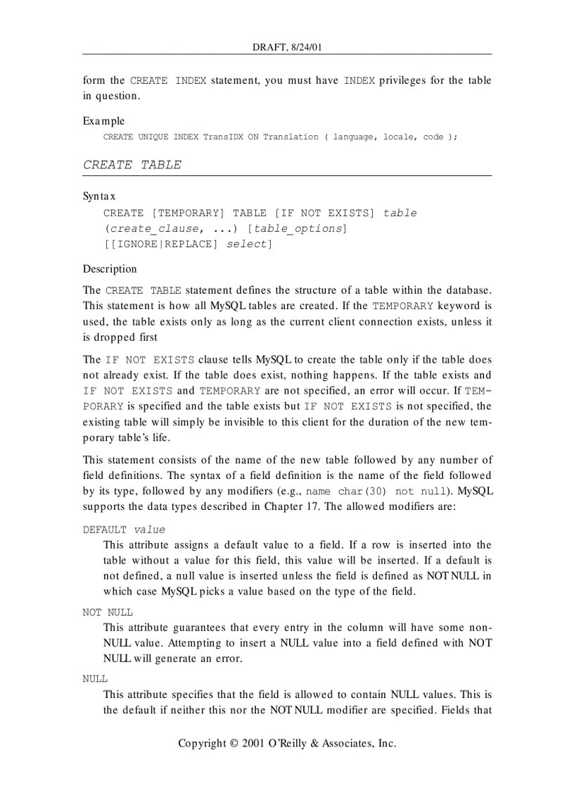 image for page SQL Syntax for MySQL