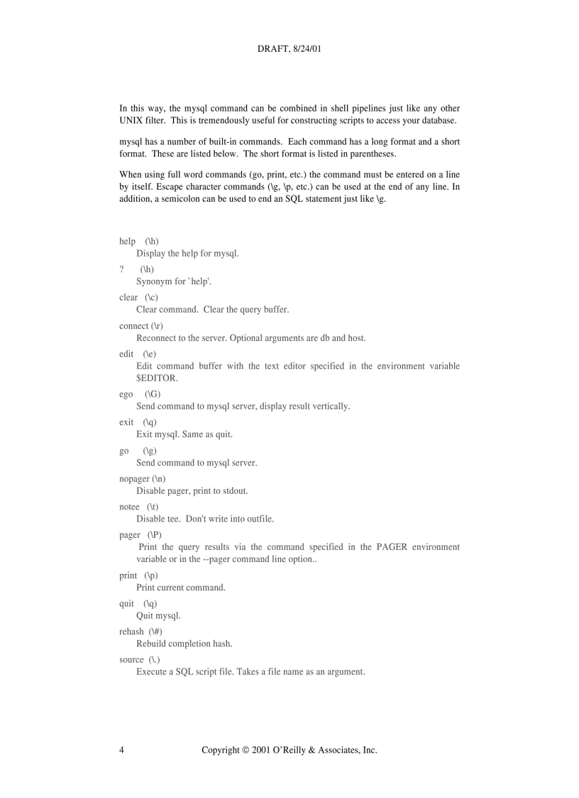 image for page MySQL and Programs and Utilities