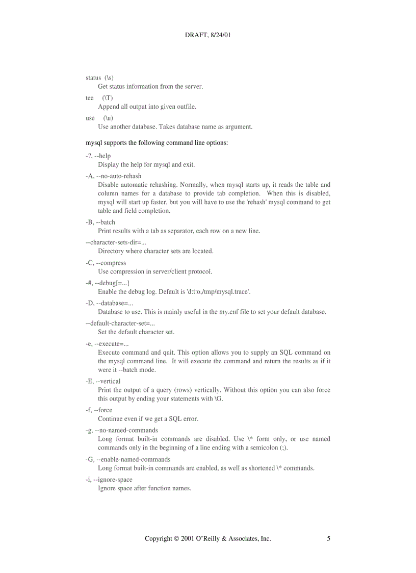image for page MySQL and Programs and Utilities