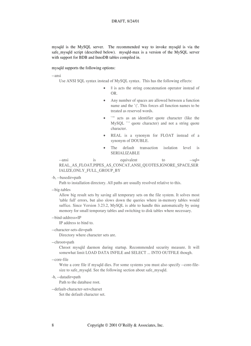 image for page MySQL and Programs and Utilities