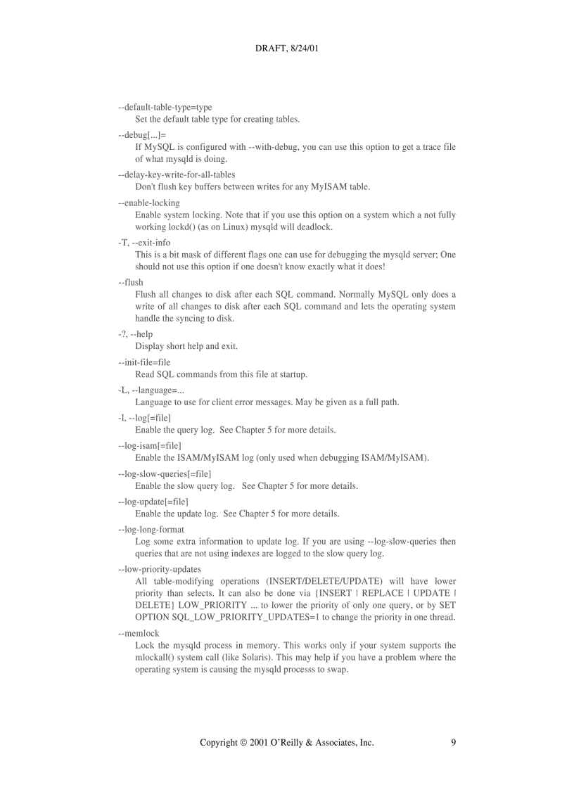 image for page MySQL and Programs and Utilities