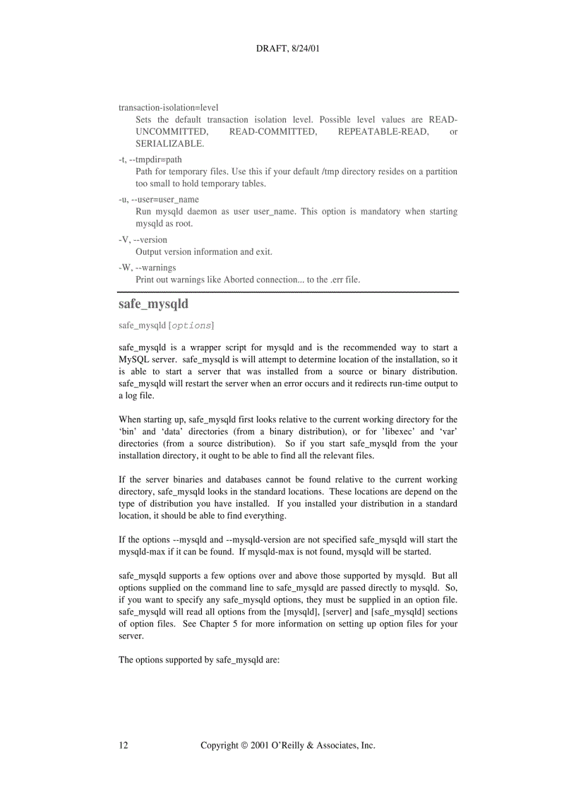 image for page MySQL and Programs and Utilities