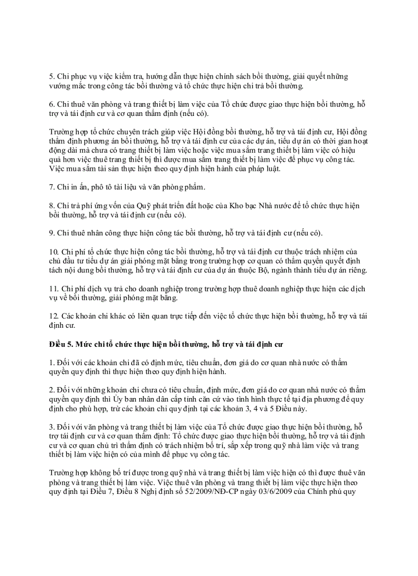 image for page Thông tư 57 2010 TT BTC quy định việc lập dự toán sử dụng và quyết toán kinh phí tổ chức thực hiện bồi thường hỗ trợ và tái định cư khi Nhà nước thu hồi đất do Bộ Tài chính ban hành