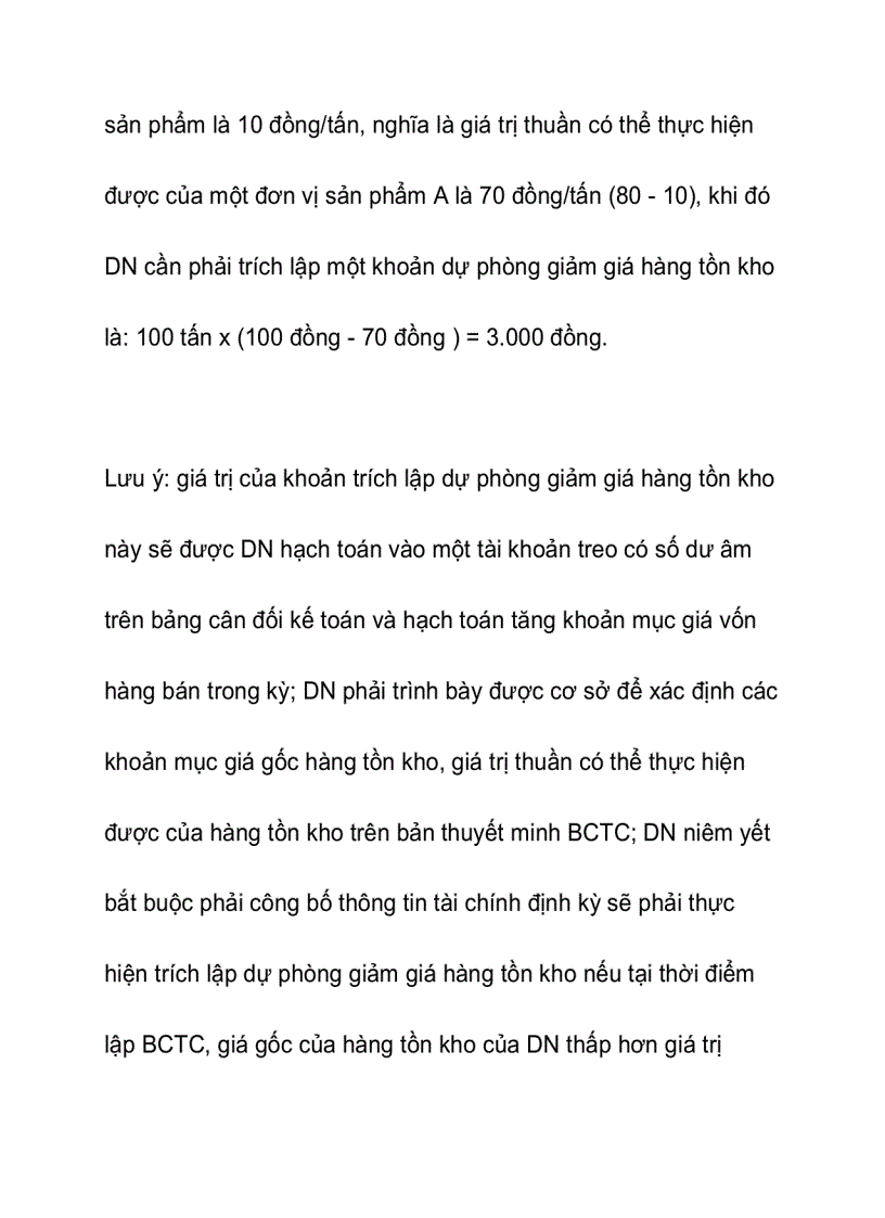 image for page Các khoản trích lập dự phòng cần lưu ý