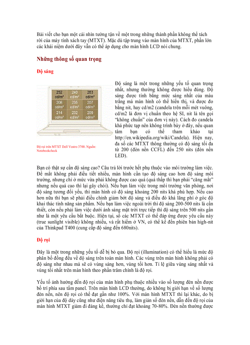 image for page Màn hình MTXT có thể bạn chưa biết