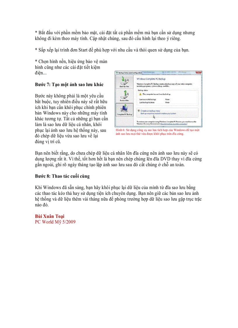 image for page Cài đặt lại và khôi phục máy tính chạy Windows