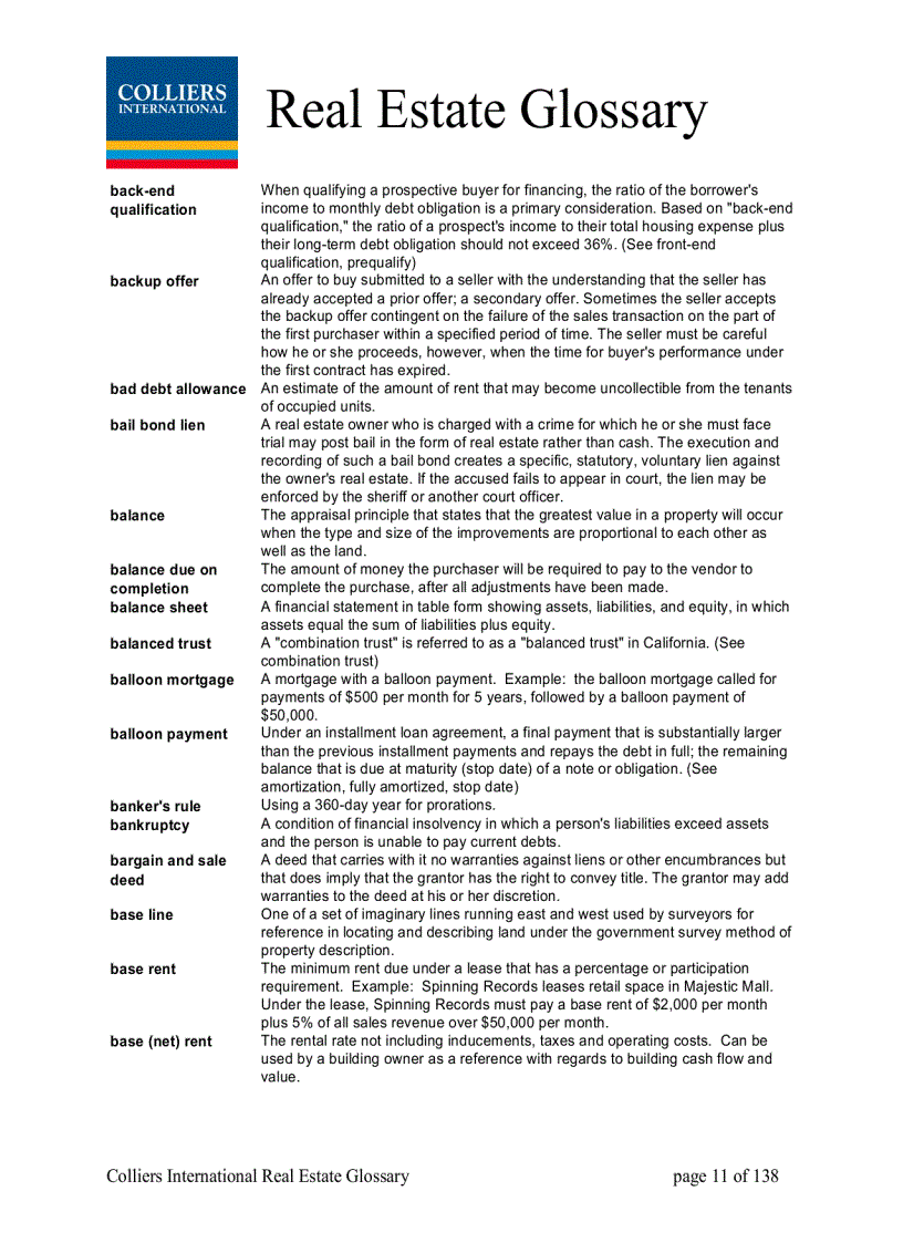 image for page Real Estate Glossary