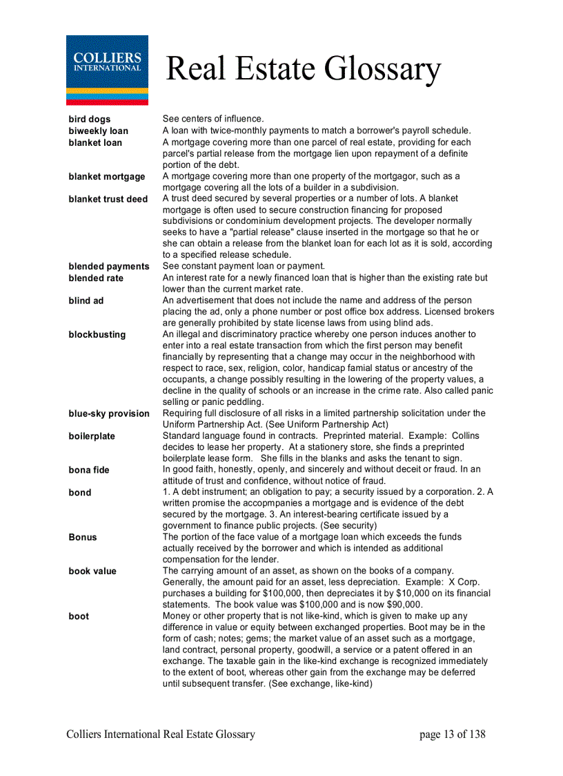 image for page Real Estate Glossary