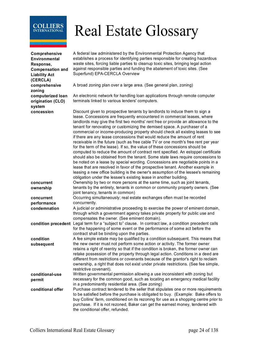 image for page Real Estate Glossary