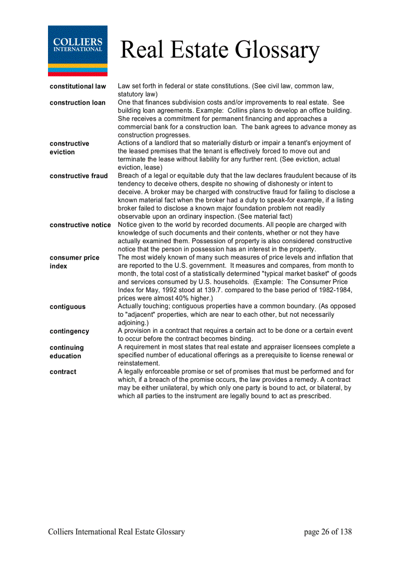 image for page Real Estate Glossary