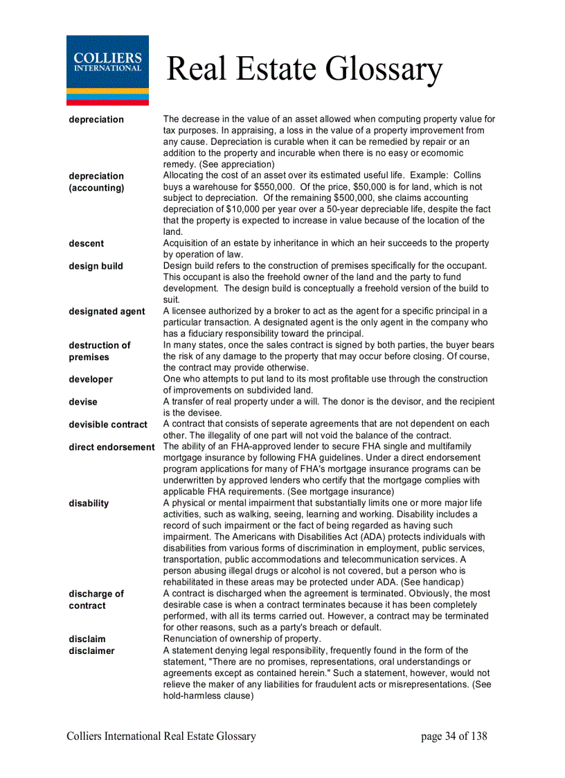 image for page Real Estate Glossary