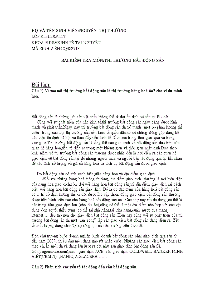 image for page B&#224;i kiểm tra m&#244;n thị trường bất động sản