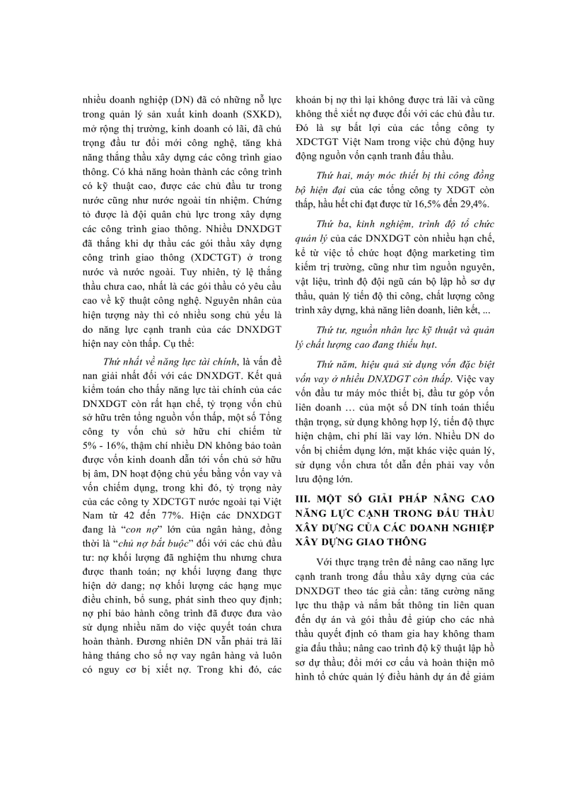 image for page Giải pháp nâng cao năng lực cạnh tranh trong đấu thầu