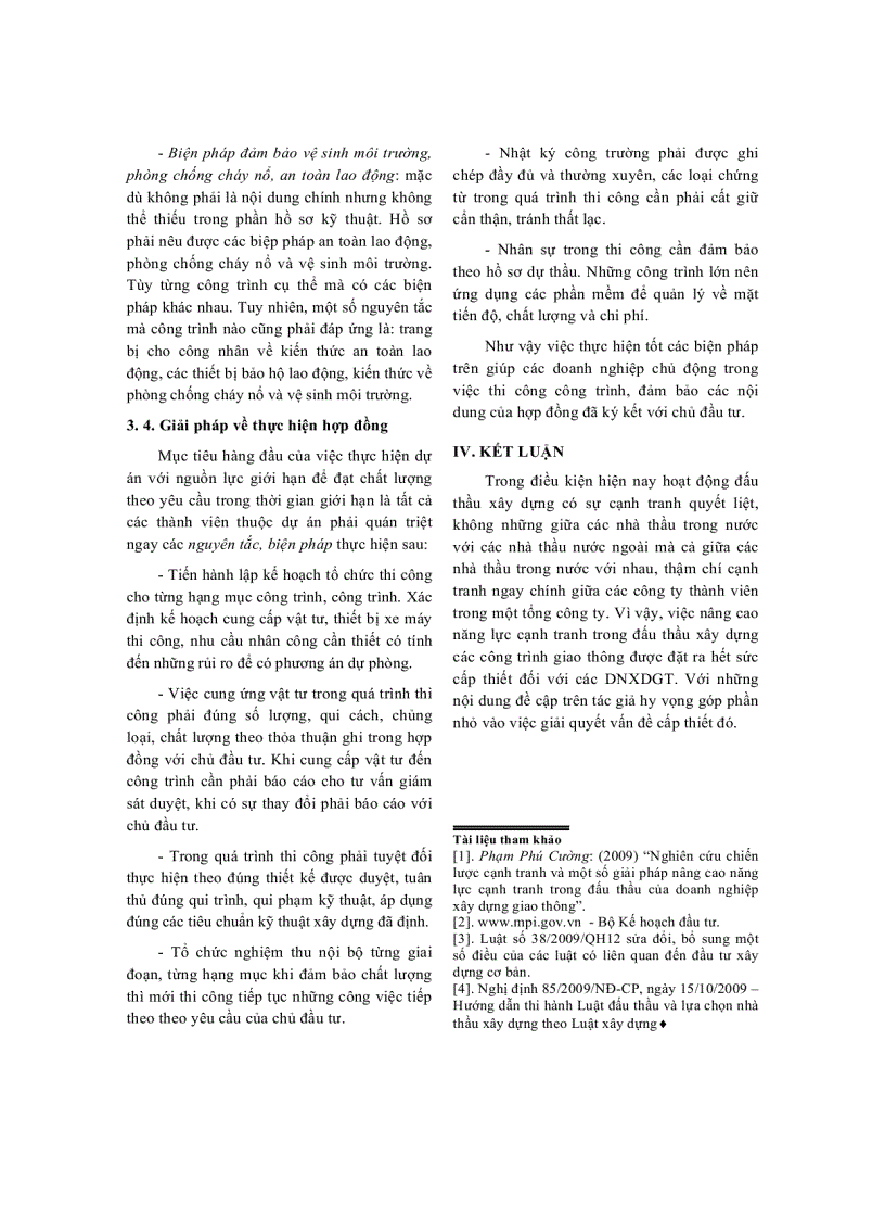 image for page Giải pháp nâng cao năng lực cạnh tranh trong đấu thầu