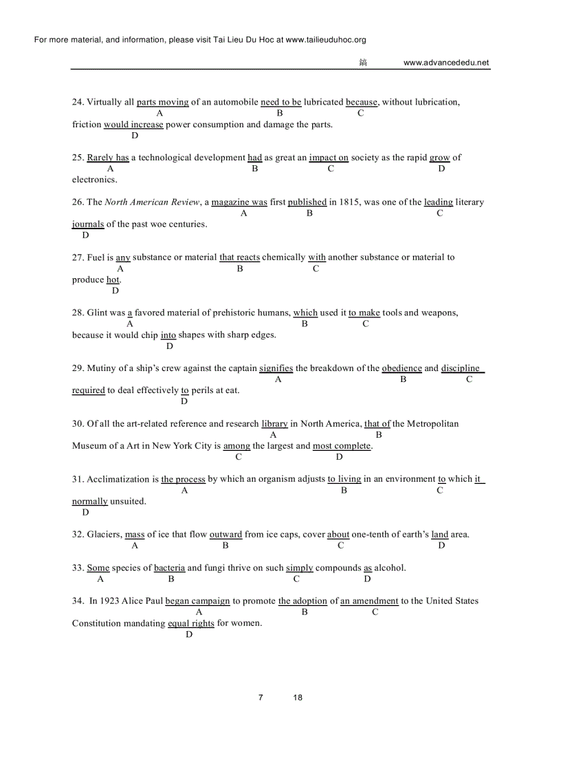 image for page Đề thi Toefl tháng 8 2002