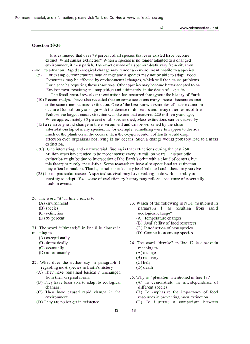 image for page Đề thi Toefl tháng 8 2002