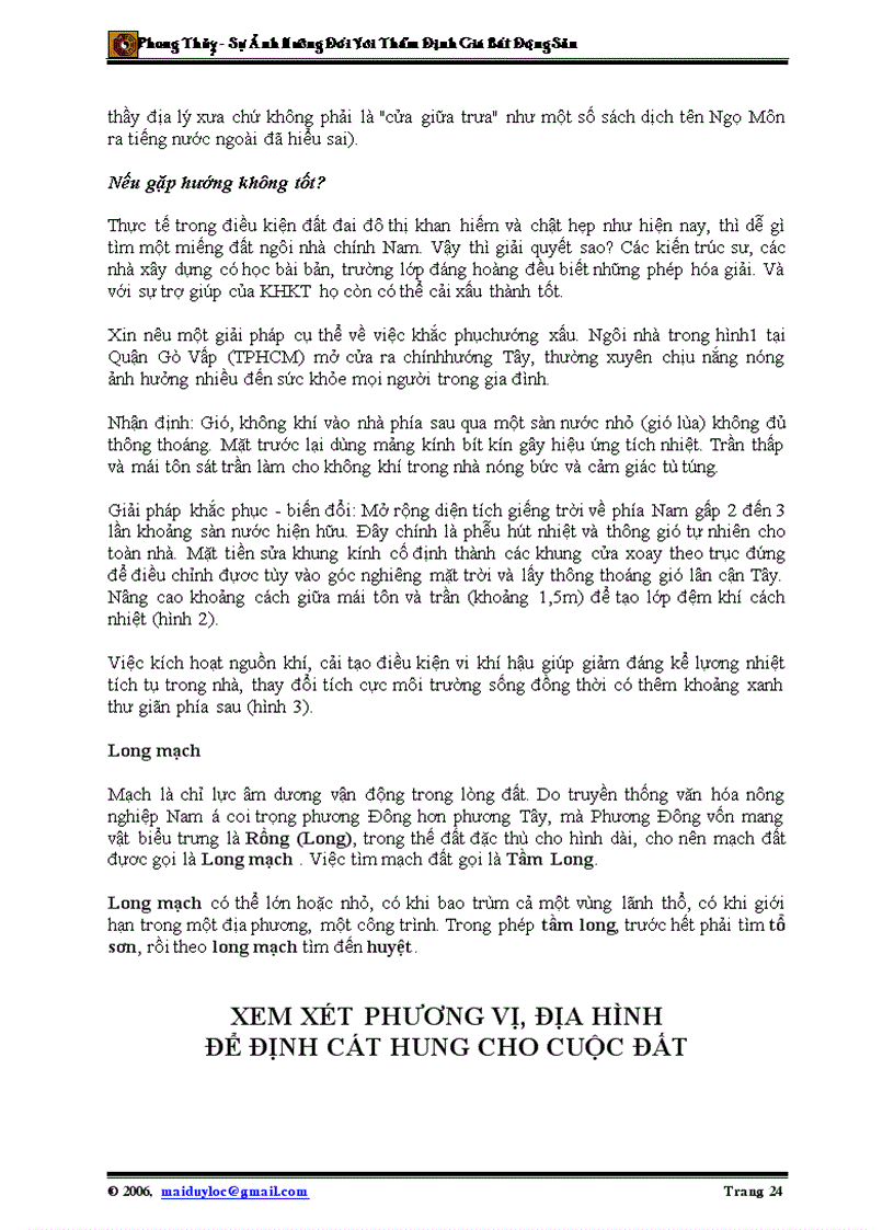 image for page Phong Thủy Sự Ảnh Hưởng Đối Với Thẩm Định Giá Bất Động