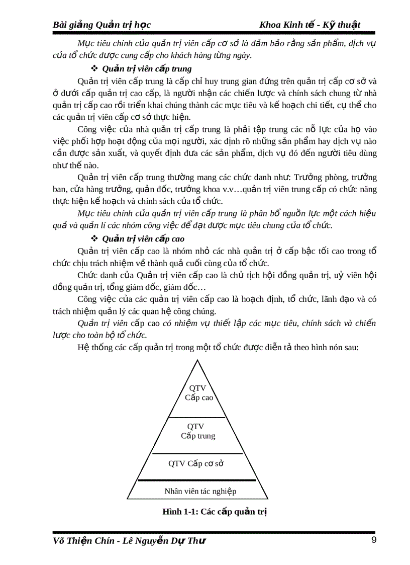 image for page Bài giảng Quản trị học