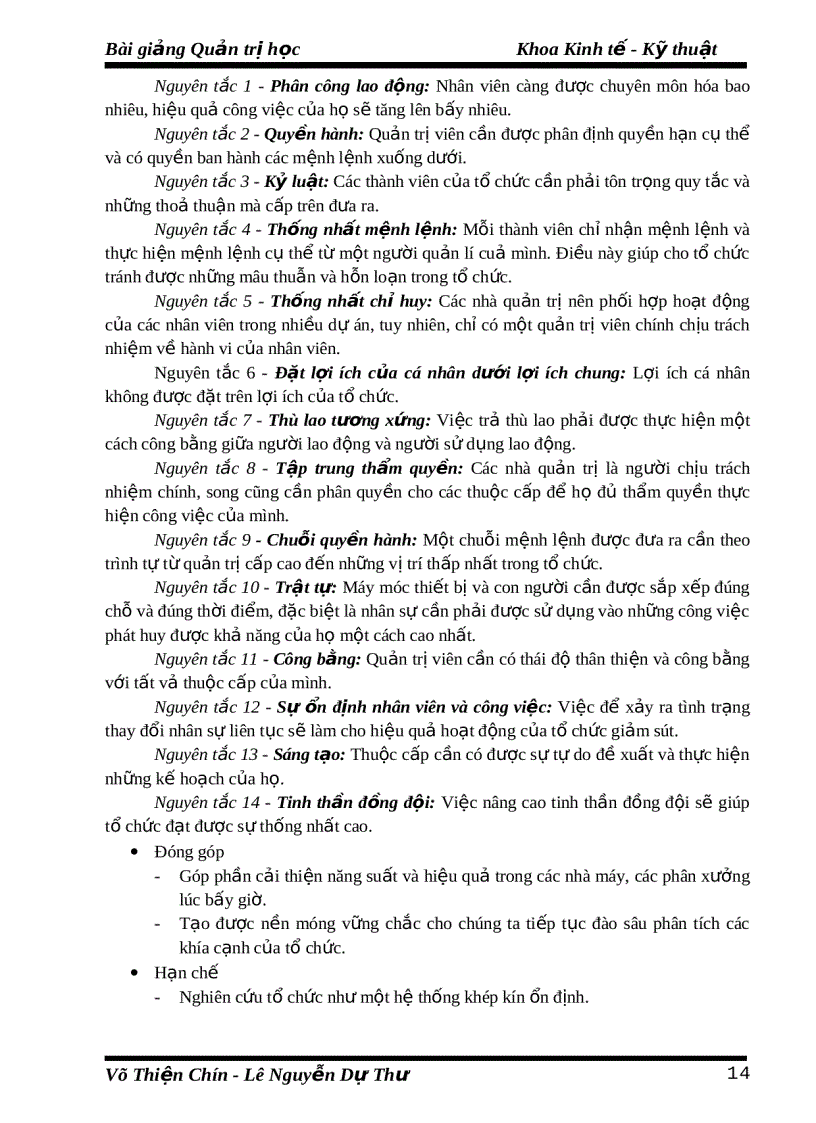 image for page Bài giảng Quản trị học