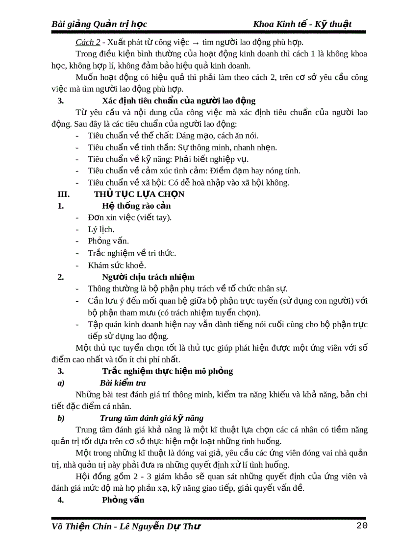 image for page Bài giảng Quản trị học