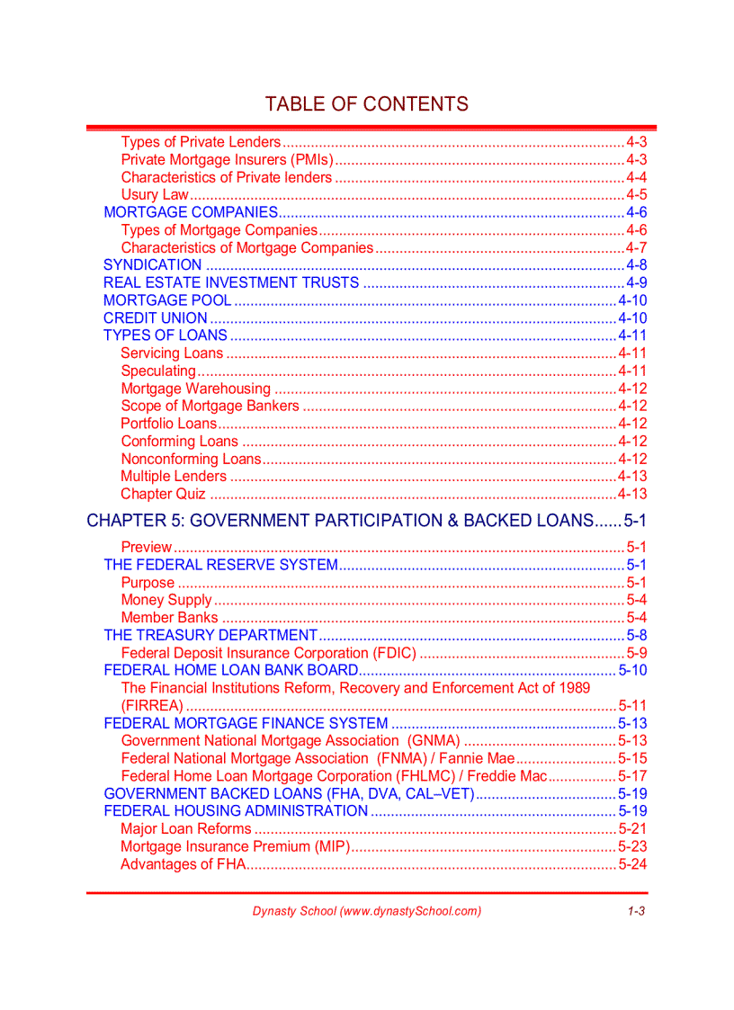 image for page Real estate finance