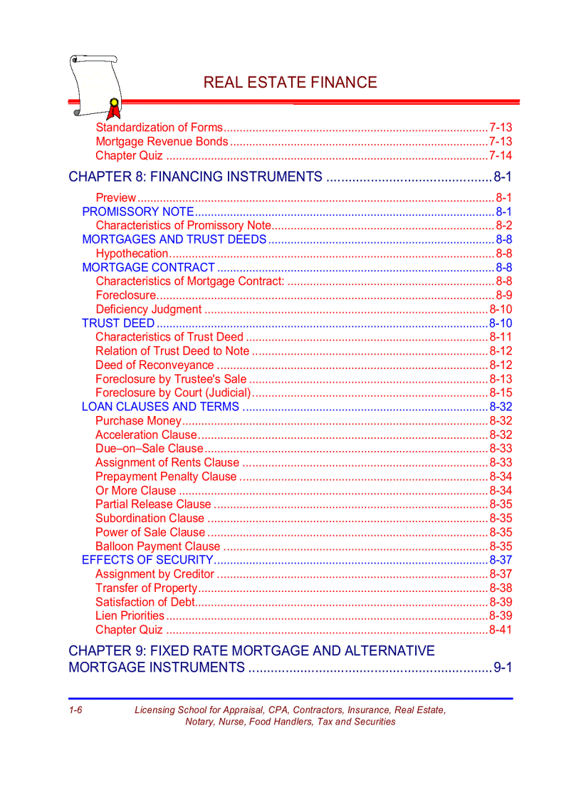 image for page Real estate finance
