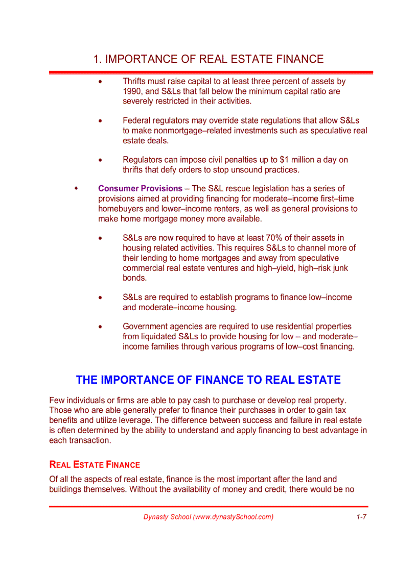 image for page Real estate finance