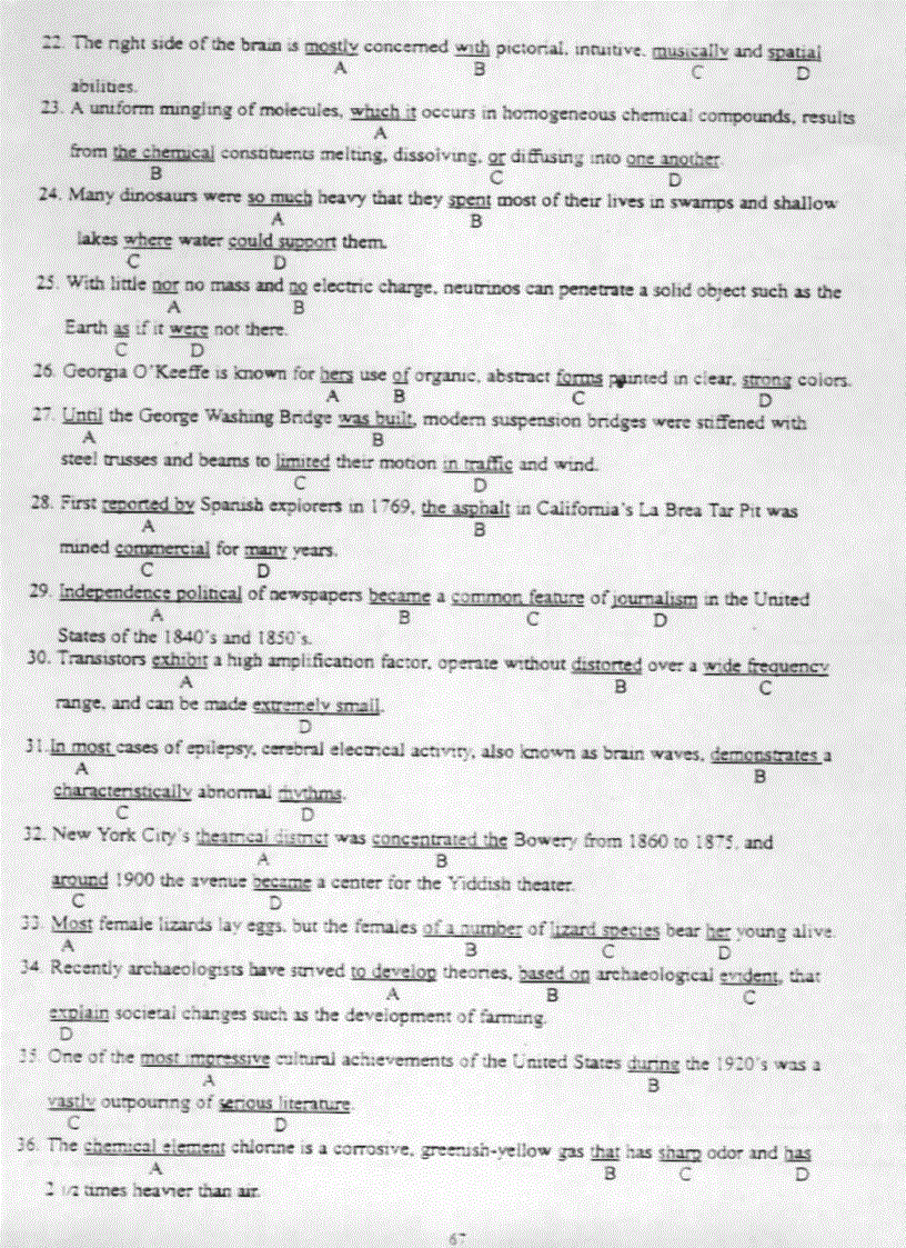 image for page Đề thi Toefl tháng 10 2001