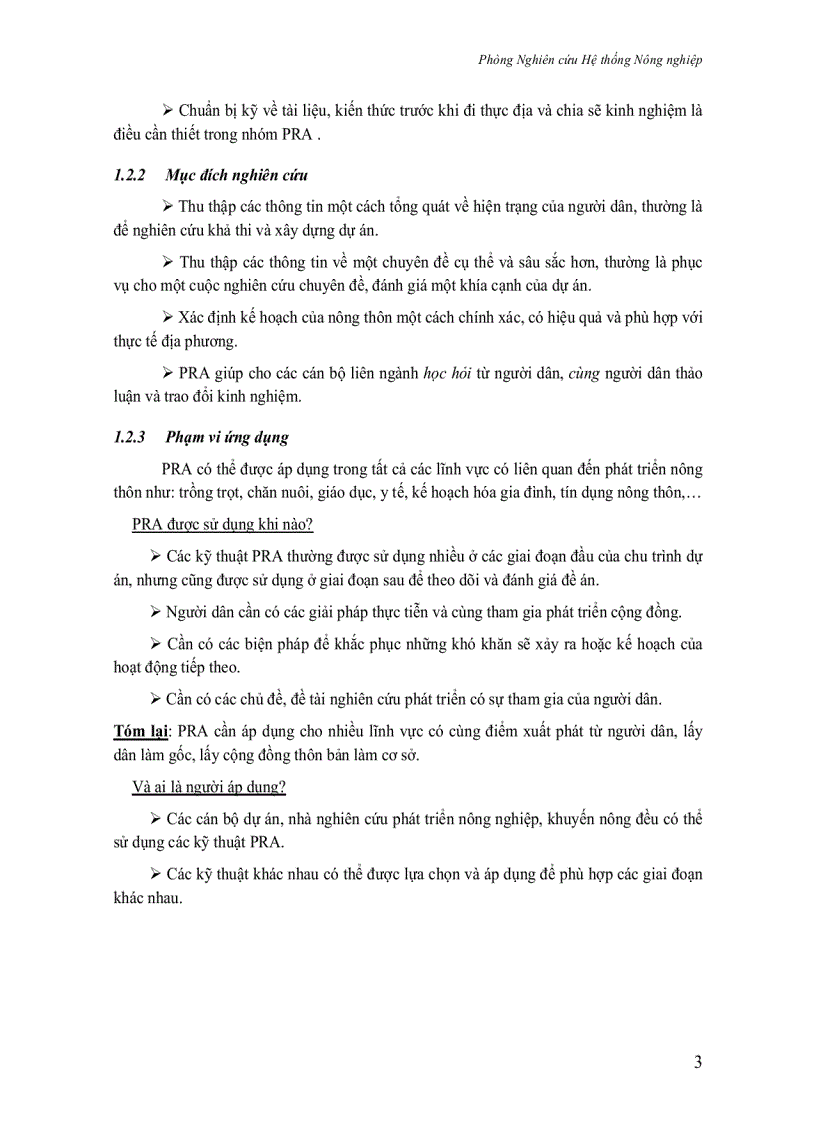 image for page Tài liệu tập huấn về Thẩm định giá nông thôn Participatory Rural Appraisal PRA