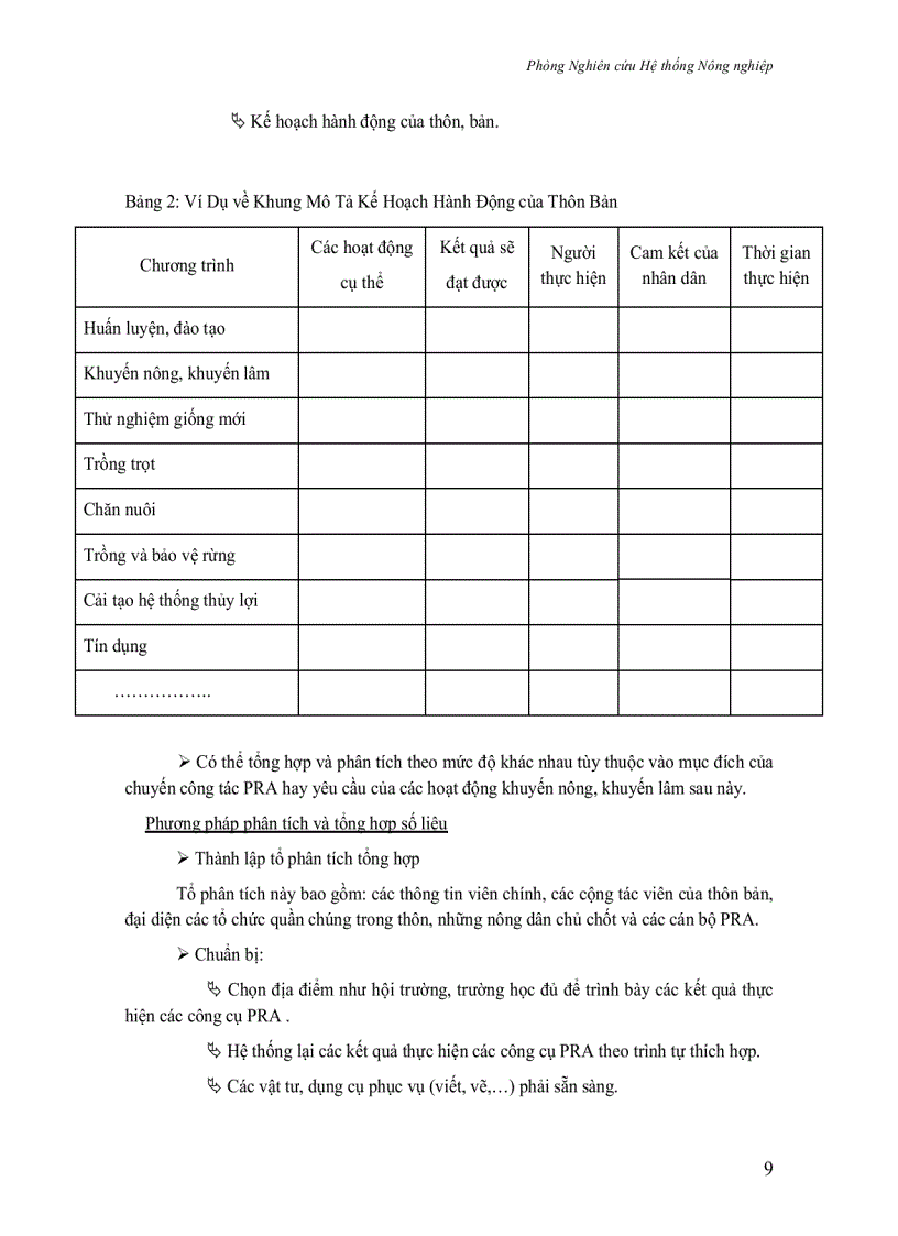 image for page Tài liệu tập huấn về Thẩm định giá nông thôn Participatory Rural Appraisal PRA
