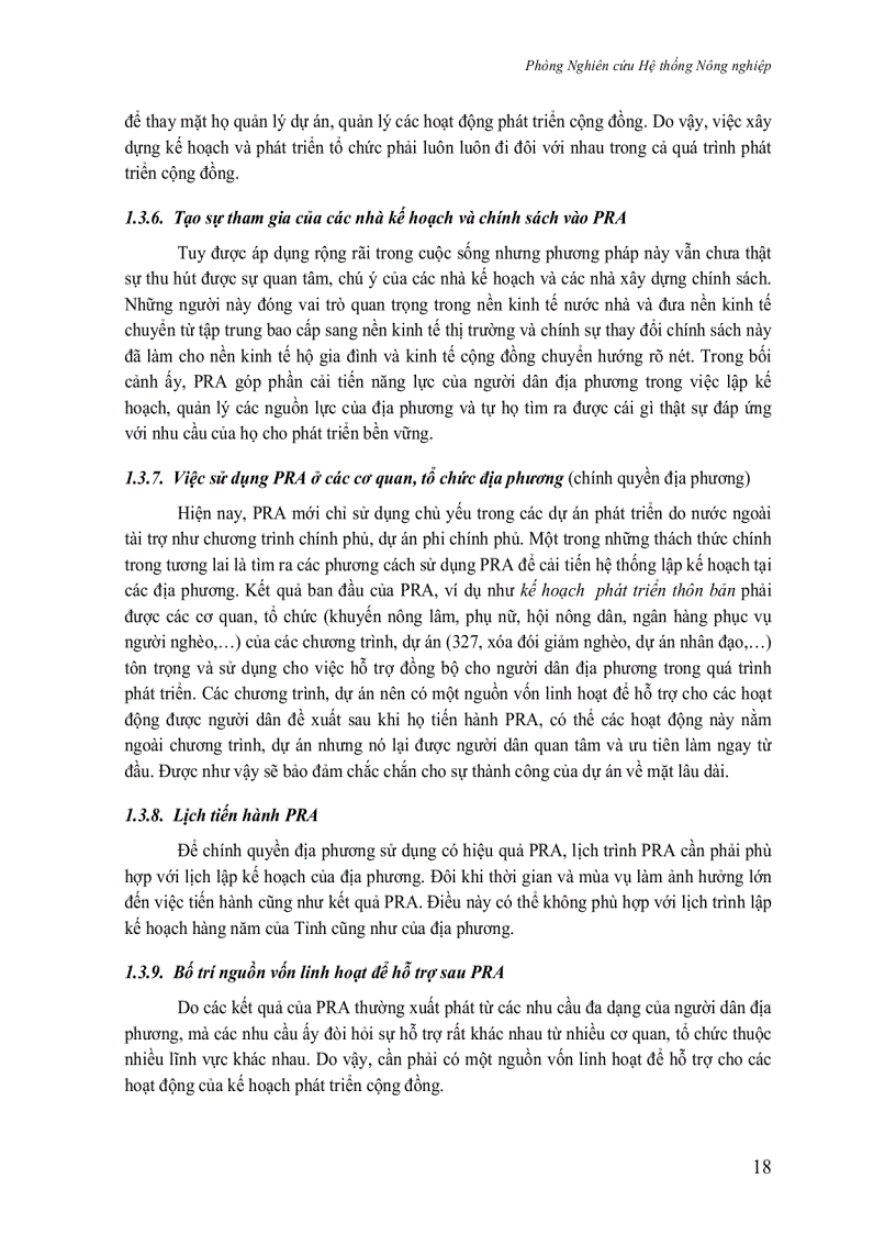 image for page Tài liệu tập huấn về Thẩm định giá nông thôn Participatory Rural Appraisal PRA