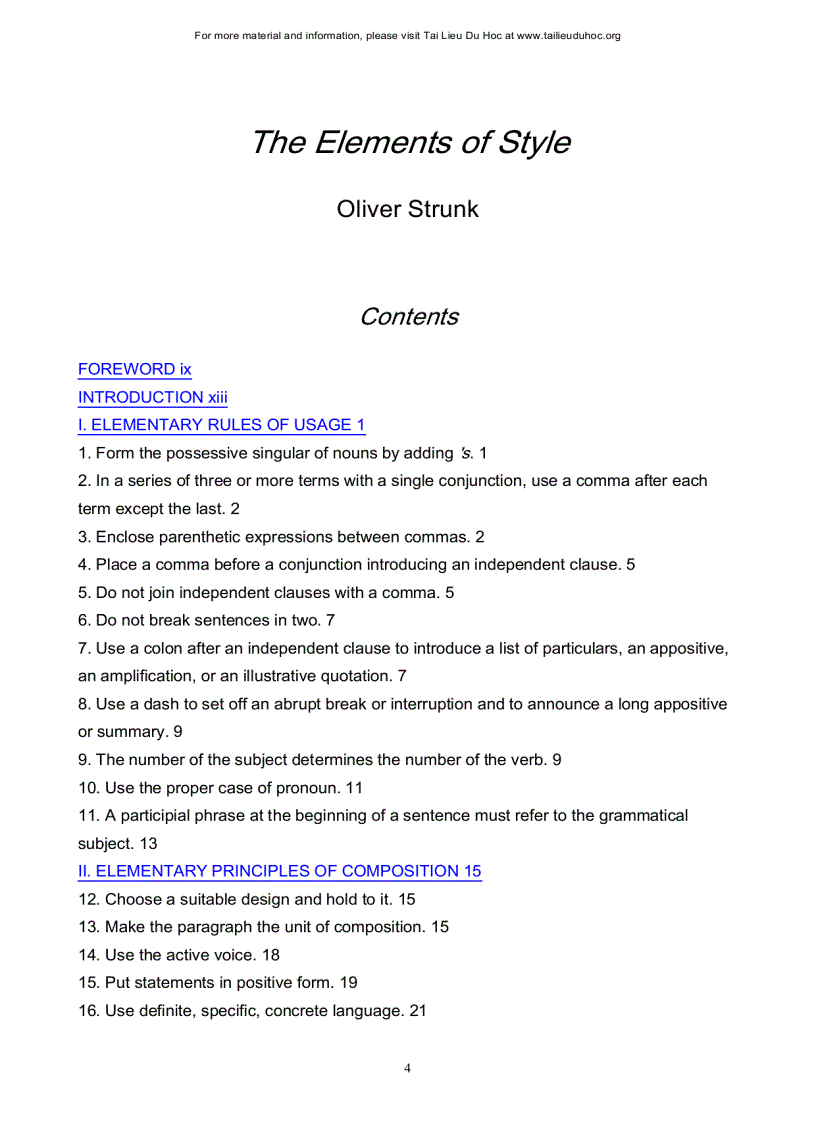 image for page The Elements of Style