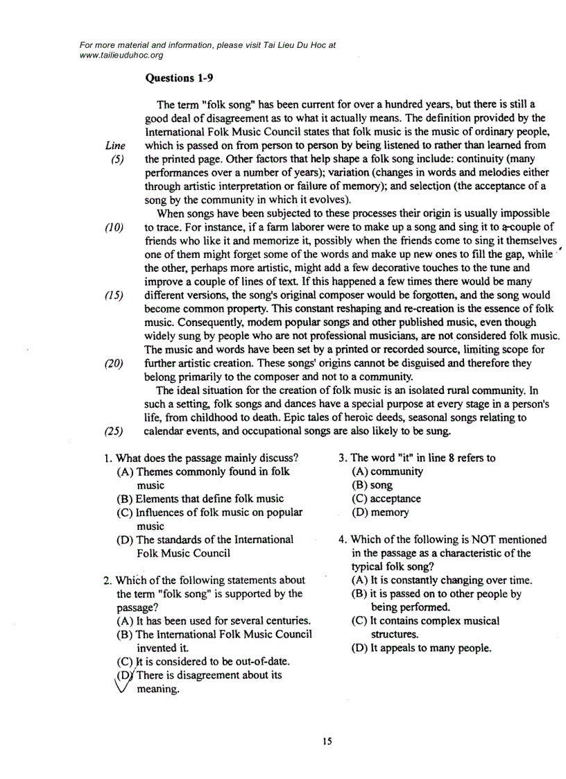 image for page Đề thi Toefl tháng 5 2002