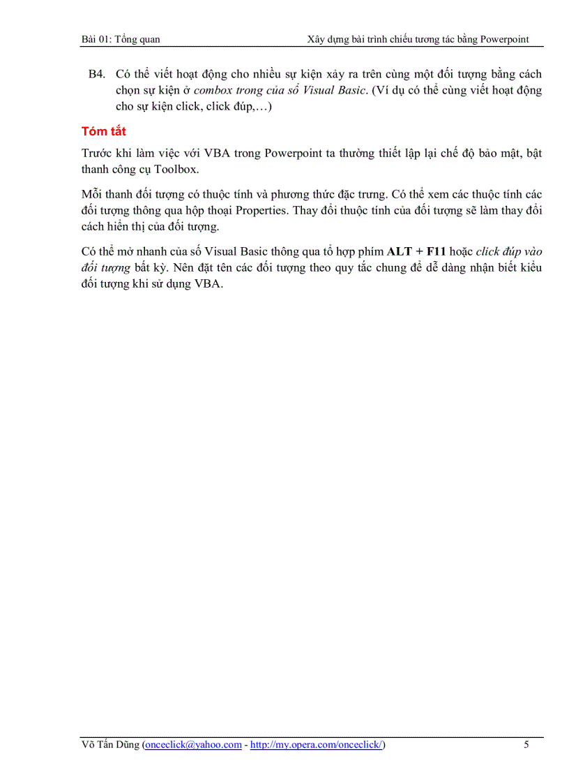 image for page Giáo trình PowerPoint Tương tác bằng VBA