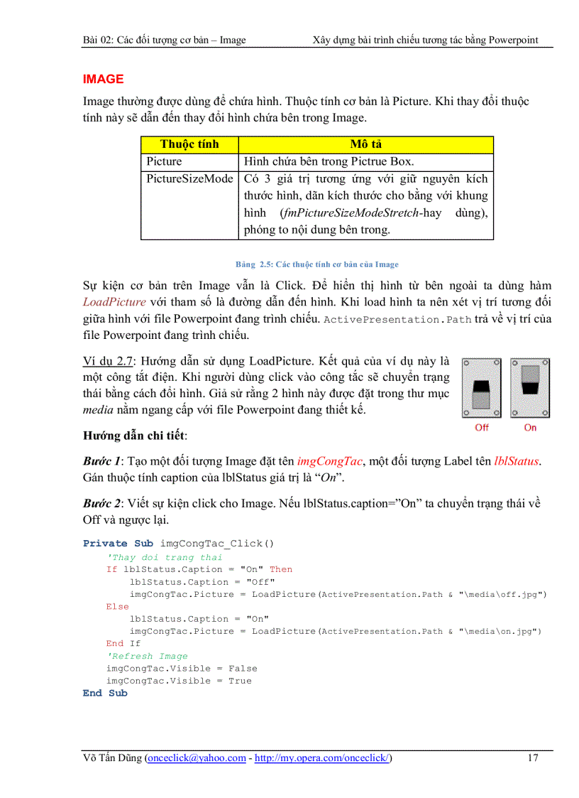 image for page Giáo trình PowerPoint Tương tác bằng VBA