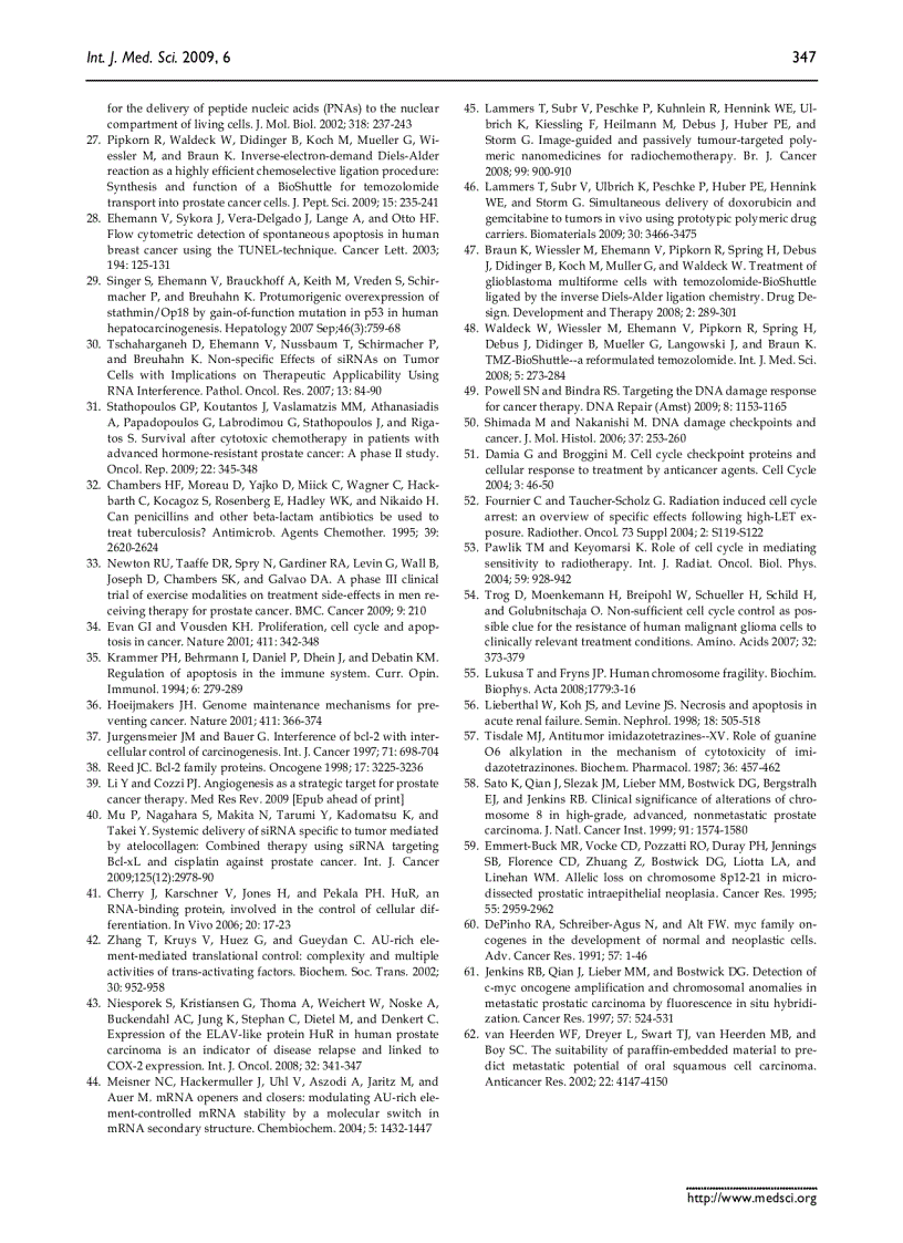 image for page Báo cáo y học High Resolution Flow Cytometry a Suitable Tool for Monitoring Aneuploid Prostate Cancer Cells after TMZ and TMZ BioShuttle Treatment