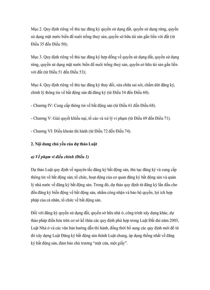 image for page Tờ trình của chính phủ về dự án luật đăng ký bất động sản