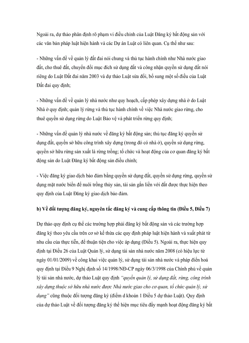 image for page Tờ trình của chính phủ về dự án luật đăng ký bất động sản