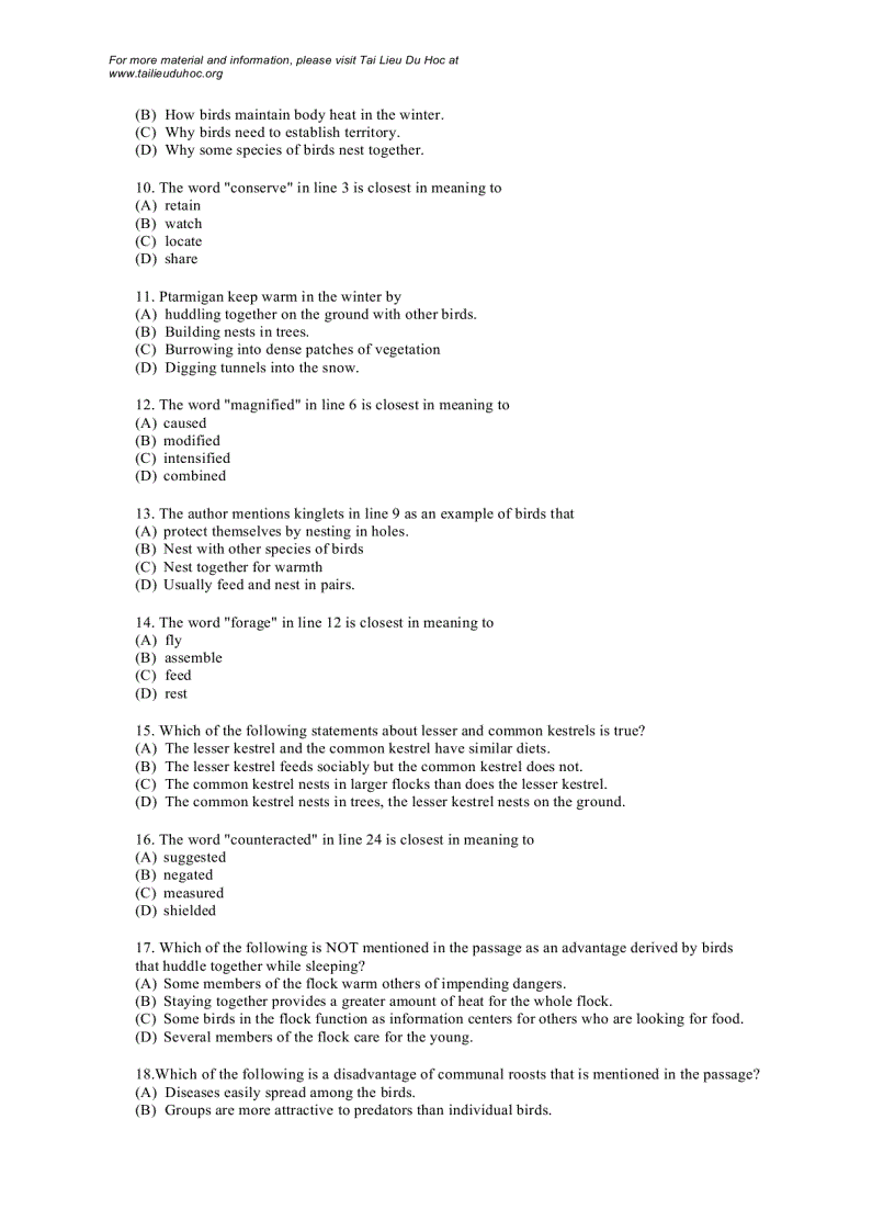 image for page Đề thi Toefl tháng 5 1997