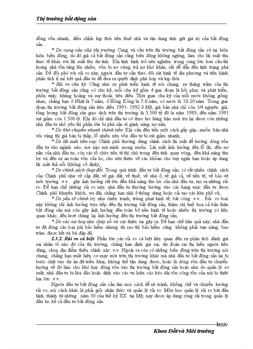 image for page Bất động sản và thị trường bất động sản