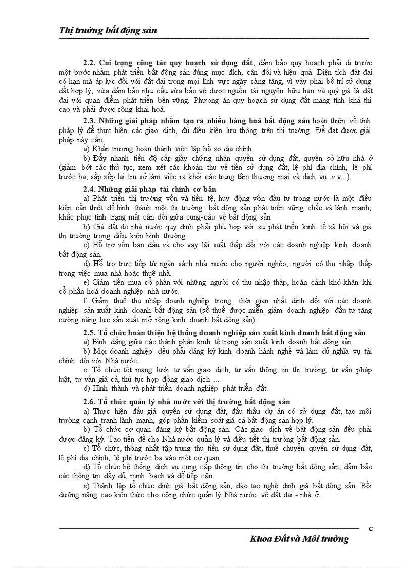 image for page Bất động sản và thị trường bất động sản