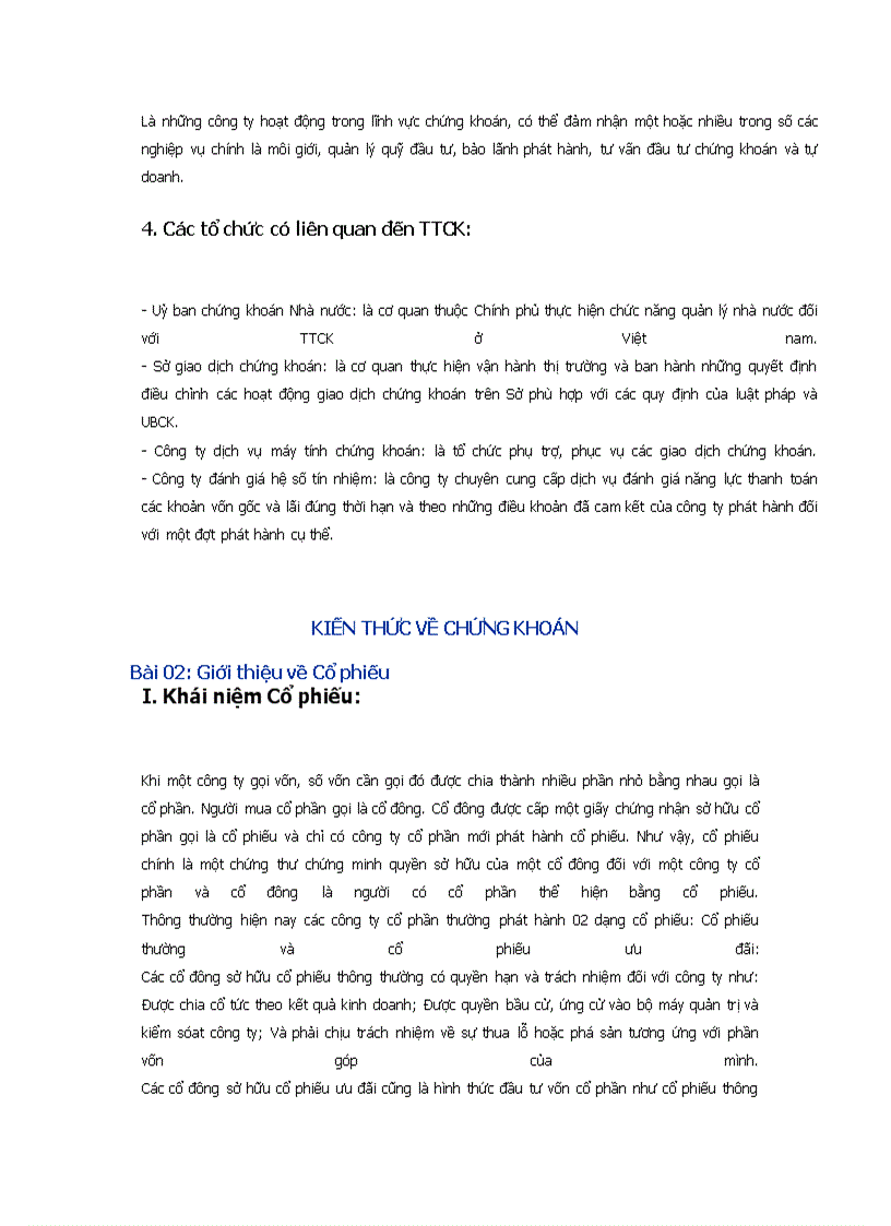 image for page Kiến thức về chứng khoán